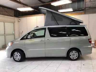 Grey camper